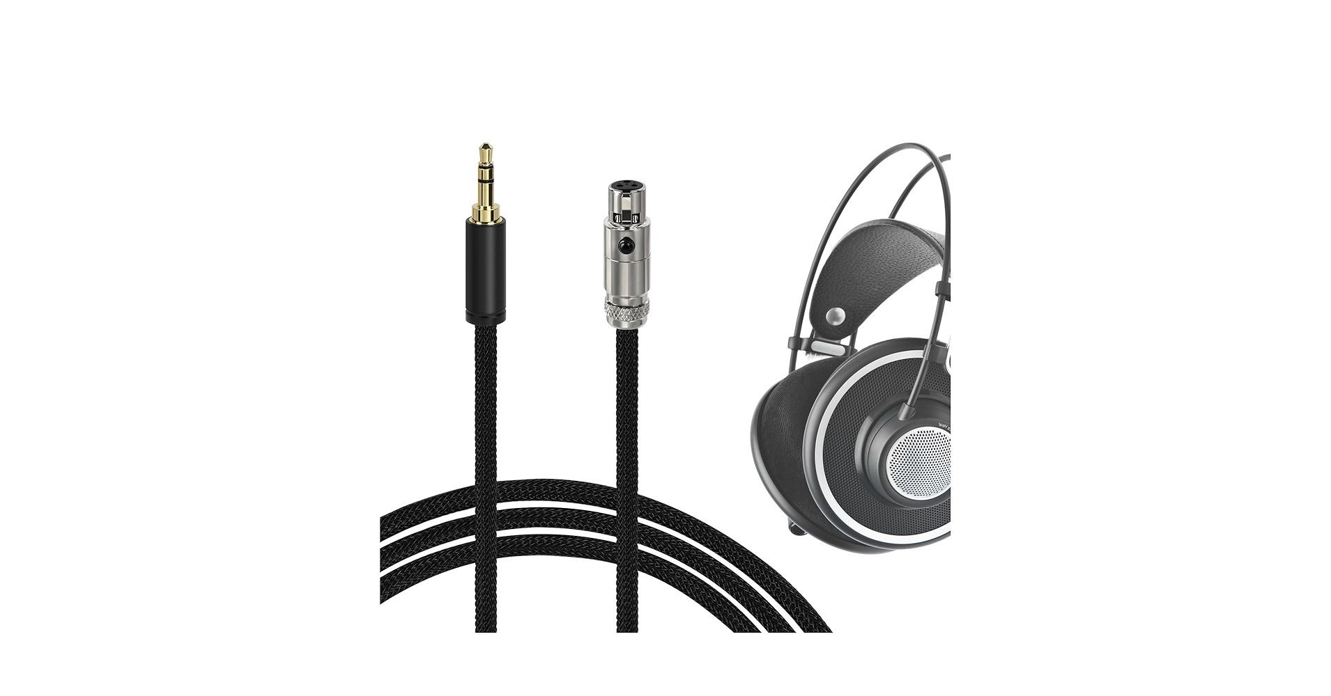 Amazon.com: Geekria Apollo Braided Nylon Upgrade Audio Cable
